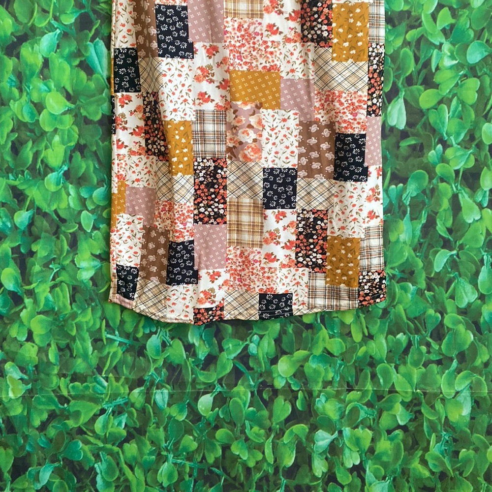 Color - NWOT Patchwork Dress - Picture 4 of 5